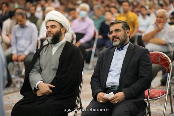 حضور وزیر فرهنگ در جشن بزرگ مباهله