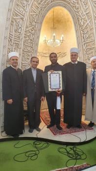 علیرضا مکاری به مقام نخست مسابقات بین المللی قرآن کریم در کرواسی دست یافت