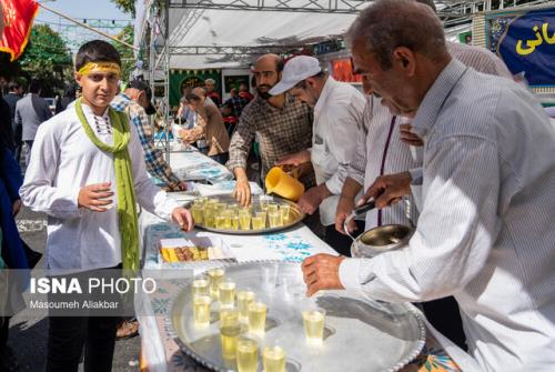 کودکان و نوجوانان میهمان و میزبان جشن 10 کیلومتری غدیر