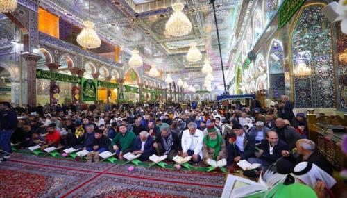 برگزاری محفل قرآنی در جشنواره بین المللی بهار شهادت کربلا