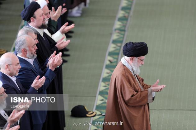 نماز عید فطر به امامت مقام معظم رهبری اقامه شد
