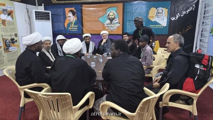 خدمت رسانی روحانیون آفریقایی در موکبی که به همت طلبه کنگویی برپا شد