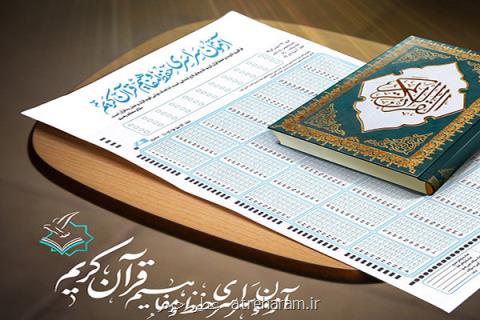 ثبت نام بیشتر از ۲۰۰ هزارنفر در آزمون حفظ و مفاهیم قرآن