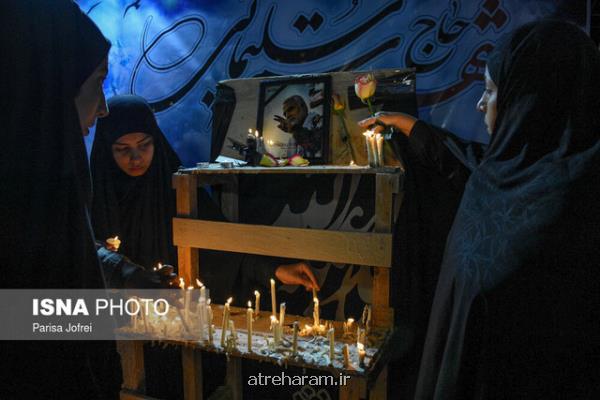 مراسم شام غریبان سردار شهید حاج قاسم سلیمانی در میدان فلسطین